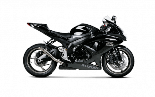 Akrapovic Slip-on Line Titanium zonder E-keur Suzuki GSX-R 750 2008-2010
